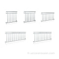 Balustrade intérieure de balcon en acier inoxydable antirouille